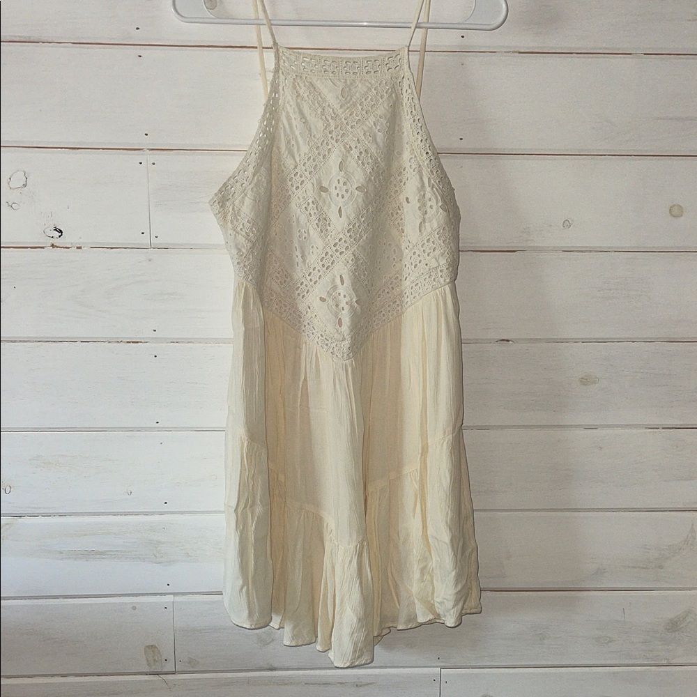 Ivory Crochet Bodice Sundress
